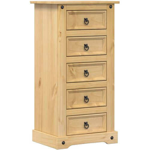 Maison Chic Nočna omarica - Nočna miza Corona 53x39x103 cm trdna borovina, (21686721) Slike