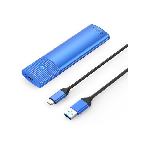 Orico Zunanje ohišje za M.2 SATA 2230-2280 v USB 3.2 Gen1 Type-C, 5Gbps, aluminij, modro, PWM2 Cene