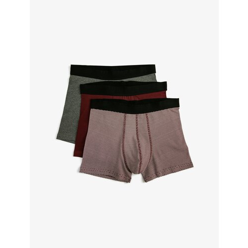 Koton Boxer Shorts - Burgundy - 3-pack Slike
