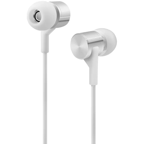 Manta slušalice + mikrofon, in-ear, alumin, 4 nastavka, kutija, bijele EPH9002