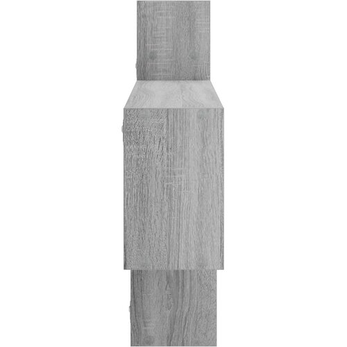  Polica na zidu Siva Sonoma 168.5 x 17 x 68 cm Konstruirano drvo Slike