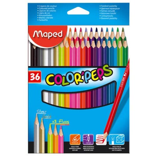 Maped Bojice drvene Color&amp;#039;Peps 36/1 MAP832017 Slike