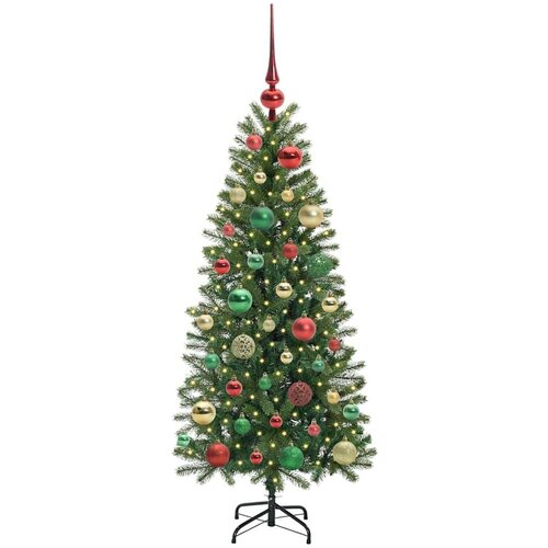 VidaXL Umjetno božićno drvce s stalakom Zelena 120 cm PE i PVC Slike