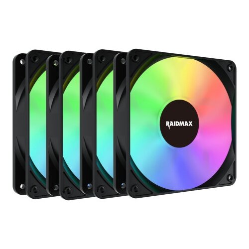 Raidmax 1 set (4pc) ventilatori za V151TBS650X crni Cene