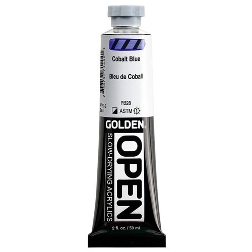  GOLDEN OPEN akrilna boja koja se sporo su&amp;scaron;i 59 ml | 7140 Cobalt Blue Slike