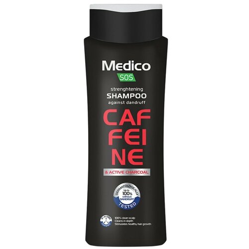 Medico SOS šampon za kosu Shampoo Caffeine & Active Charcoal Slike
