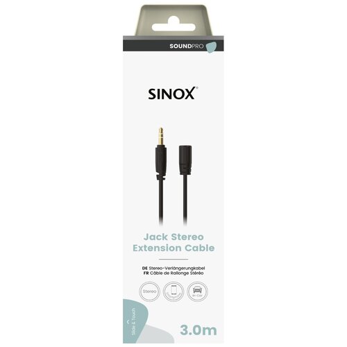 SINOX avdio kabel SXA06053 3 m 3,5-mm m - 3,5-mm ž Slike