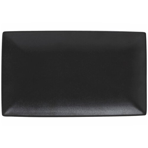 Maxwell williams Pravokoten krožnik Caviar Black 27,5x16 / črn / porcelan, (5000199158) Slike