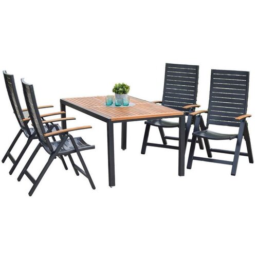 Gardenson Vrtni Set Astros, 5-Delno, Raztegljiva Miza Cene