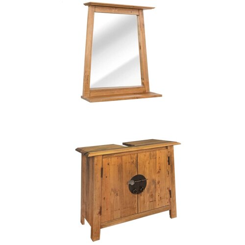 Komplet Set namještaja za kupaonicu od masivne reciklirane borovine Cijene