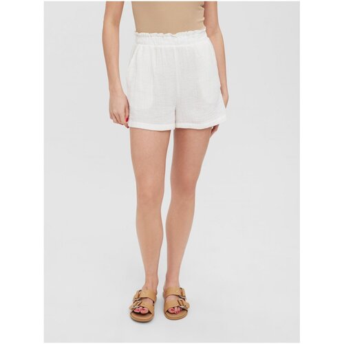 Vero Moda White shorts Natali - Women Slike