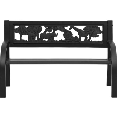 VidaXL Dječja vrtna klupa 86 cm čelična Slike