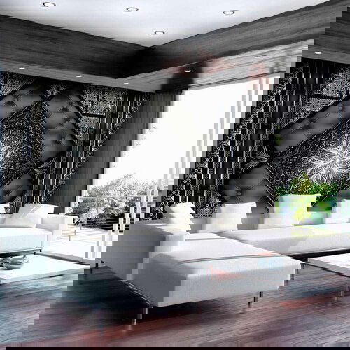  Tapeta - Black mosaic 400x280 Cijene