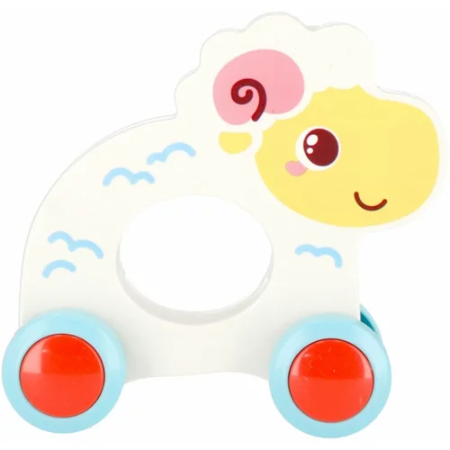 BamBam Toy on Wheels vlečna igrača 18m+ Sheep 1 kos