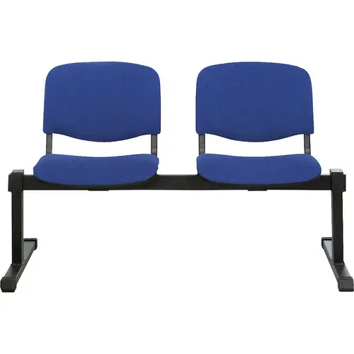  Klop na prečniku, brez mize, 2 sedeža, modro oblazinjenje