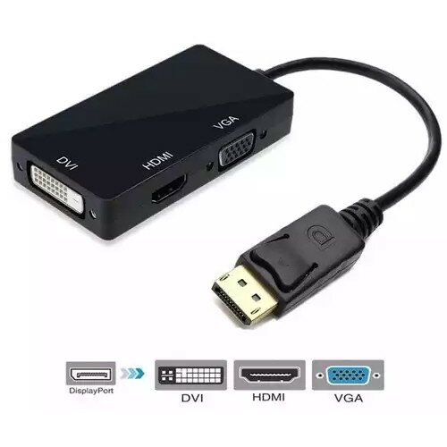 Velteh Adapter - Konverter Displayport - HDMI/VGA/DVI KT-D2HVD-59 Slike