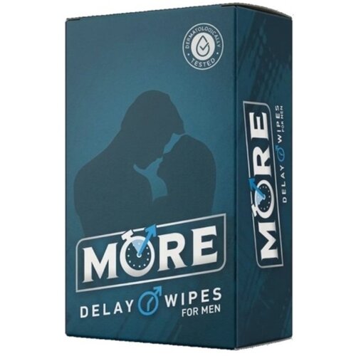 More delay wipes vlažne maramice za mu&amp;scaron;karce, 6 komada Slike