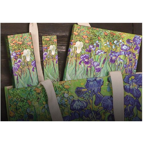  NOTES 13X18CM-MIDI CRTE 72L S GUMICOM VAN GOGH IRISES PAPERBLANKS PB8204-0 Slike