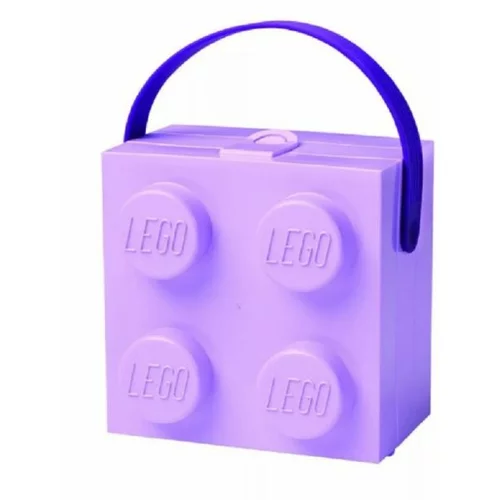 Lego HANDLE BOX Kutija za užinu, ljubičasta, veličina