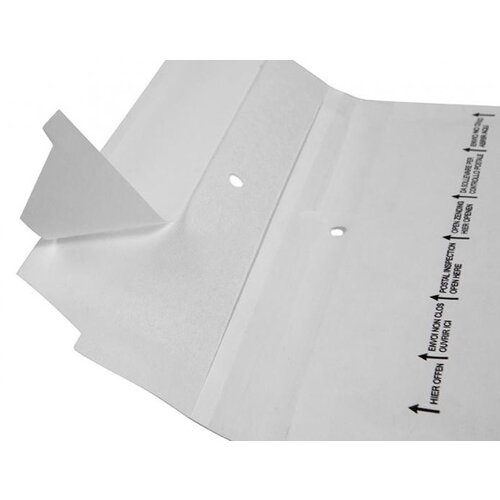  Kuverta s jastučićima br.1 - A, 100 x 165 mm - 1/1 BIJELA Slike