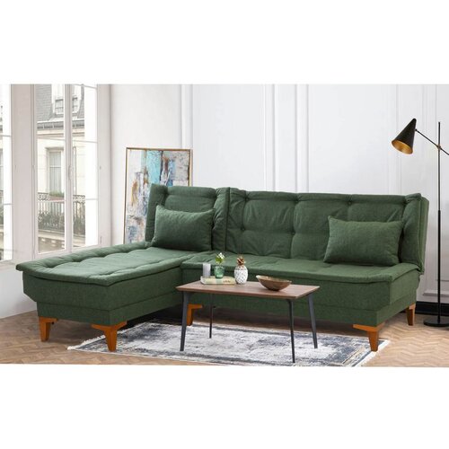 Atelier Del Sofa santo left - green green corner sofa-bed Slike