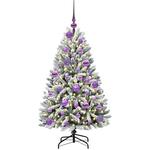  Umjetno božićno drvce 120 cm 150 LED lampica Topla bijela Slike
