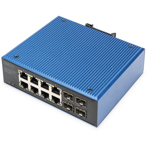 Digitus Industrial 8+4 port Gigabit Ethernet PoE switch Cene