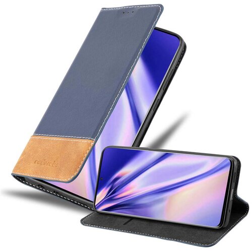 Cadorabo Case, združljiv s Samsungom v temno modro rjavi barvi - za&amp;scaron;čitni pokrov z magnetnim zapiranjem, stoječo funkcijo in režo za kartico, (20590757) Slike