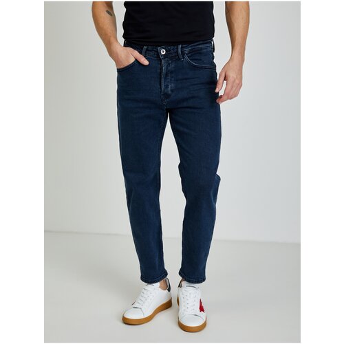 Tom Tailor Dark Blue Men&amp;#039;s Straight Fit Jeans Denim - Men&amp;#039;s Slike