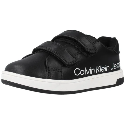 Calvin Klein Jeans Modne superge V1X980325 Črna