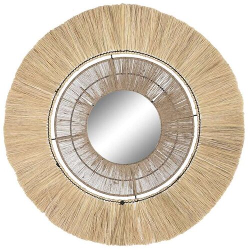  Zidno ogledalo DKD Home Decor Prirodno Bali 79 x 4 x 79 cm Slike
