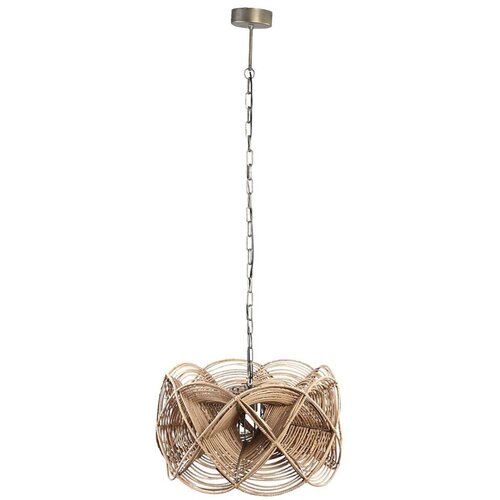  PTMD - Luster na lancu YENA 1xE27/40W/230V prečnik 57 cm ratan Cene