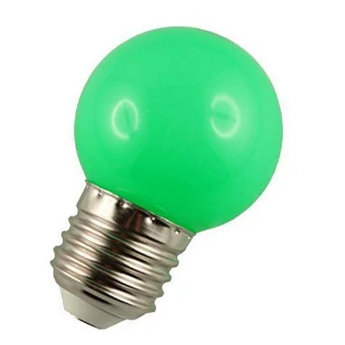 SMD led žarnica - sijalka E27 1W (10W) zelena