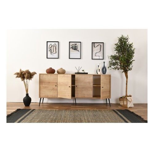 Hanah home komoda calvin oak v2 Slike
