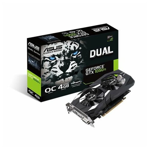 Asus GeForce GTX1050Ti 4GB Dual DDR5, HDMI/DVI-D/DP/128bit DUAL-GTX1050TI-O4G-V2 grafička kartica Slike