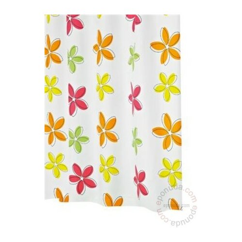Ridder fleur tekstilna zavesa za kupatilo 180x200 (RI 47350) Slike