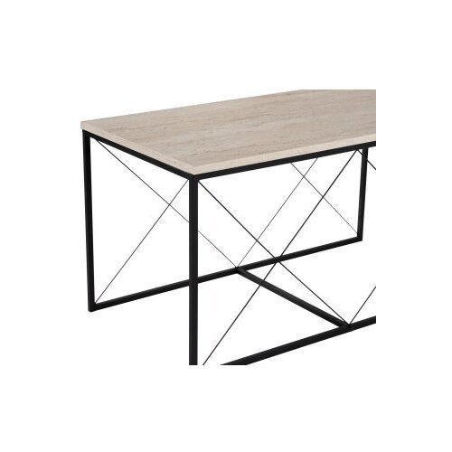 Hanah home defne - black, marble blackmarble coffee table set Cene