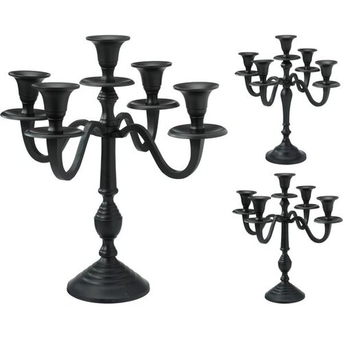  SVIJEĆNJAK ZA 5 SVIJEĆA CRNI SORTO Cijene