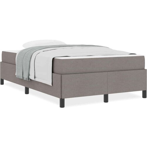  Krevet s opruga kutije Taupe Crna 120 x 190 cm Slike