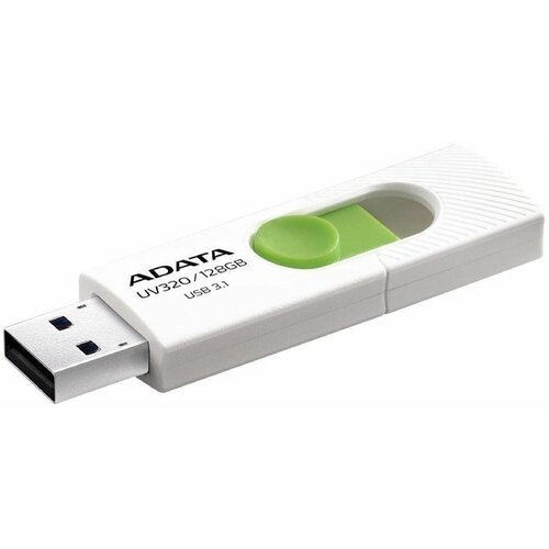 A-data USB flash 128GB 3.1 AUV320-128G-RWHGN belo zeleni Slike