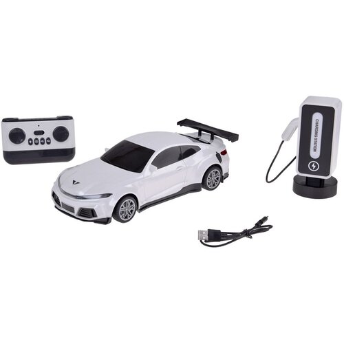  Automobil + stanica za punjenje Električni automobil sa svjetlima u boji RC0687 Slike