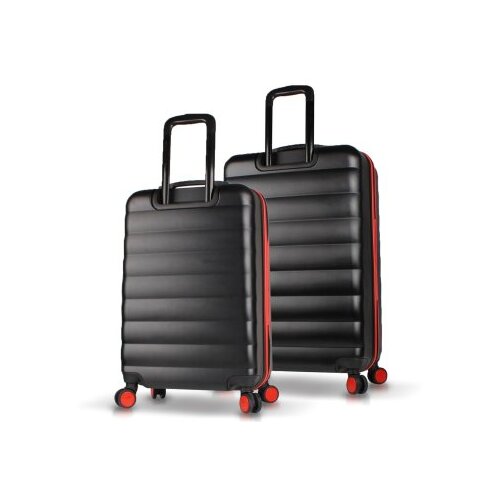 Zoozie Bags set kofera 6605, 2 dijela, crni Cene