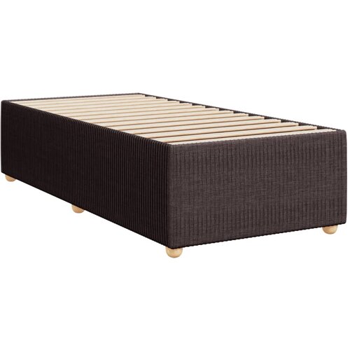 vidaXL Okvir za krevet tamnosmeđi 90x190 cm od tkanine Cijene