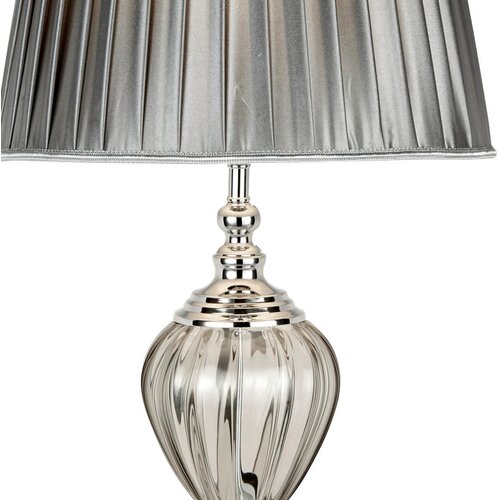 XXXL Searchlight EU3721CL - Stolna lampa GREYSON 1xE27/60W/230V Slike