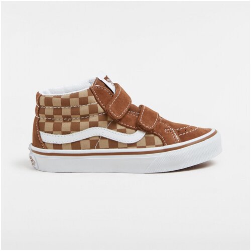 Vans Skate čevlji Sk8-mid reissue v neutral checkerboarde Kostanjeva Cene