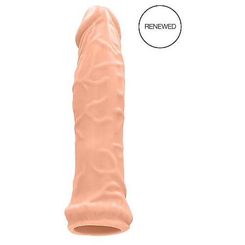 REALROCK Penis Sleeve 6 - rukav za penis (17cm) - prirodan Slike