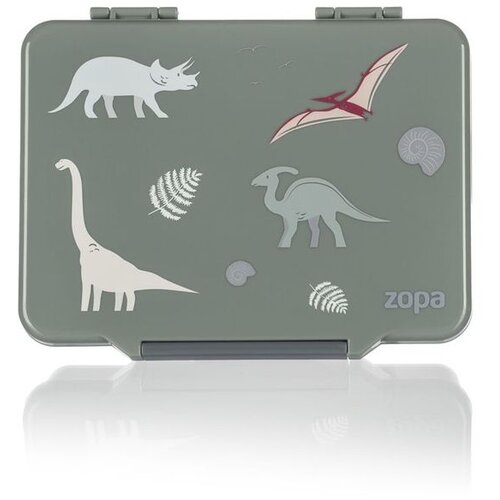 Zopa Lunch Box 1330 ml &amp;ndash; kutija za obrok s vi&amp;scaron;e pretinaca i priborom za jelo Dino Slike