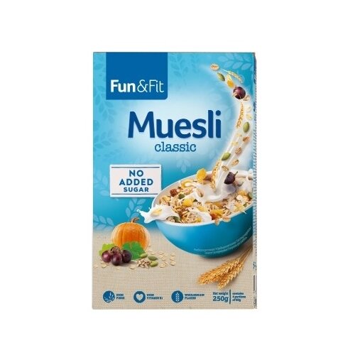 FUN&FIT Musli classic 250g Cene