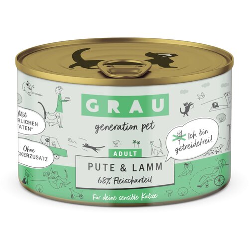 GRAU Adult bez žitarica 6 x 200 g - Puretina i janjetina Cijene