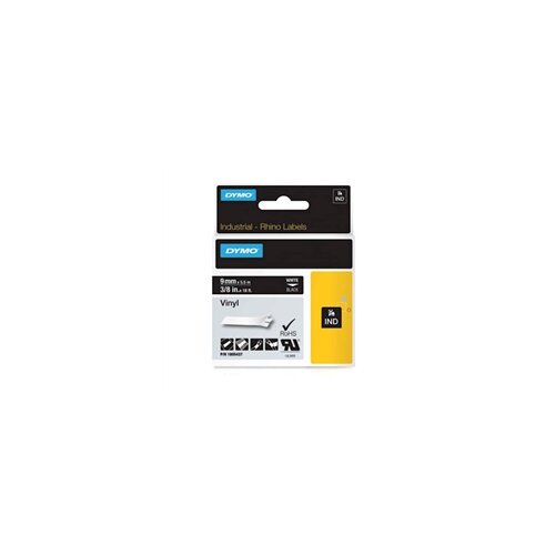 Dymo Traka Rhino Vinyl 1805437, 9 mm / 5.5 m (bijela/crna), original Cijene